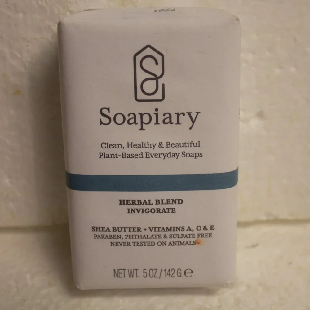Two 5 OZ Soapiary Bars Calming and Invigorate